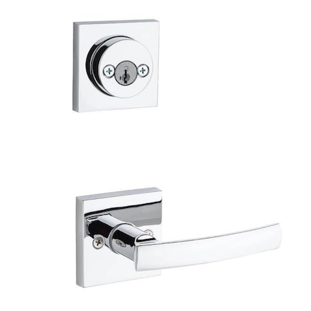 Kwikset Sydney Lever Interior Double Cylinder Handleset Trim 967SYL-SQT-26-SMT